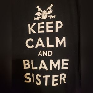 Keep Calm & Blame Sister Kids' Tshirt